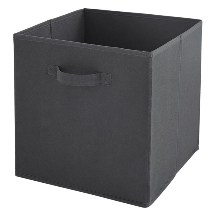 Bac de rangement en intissé anthracite L