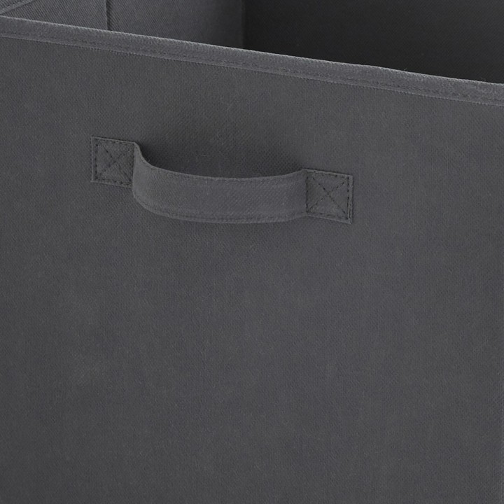 Bac de rangement en intissé anthracite L