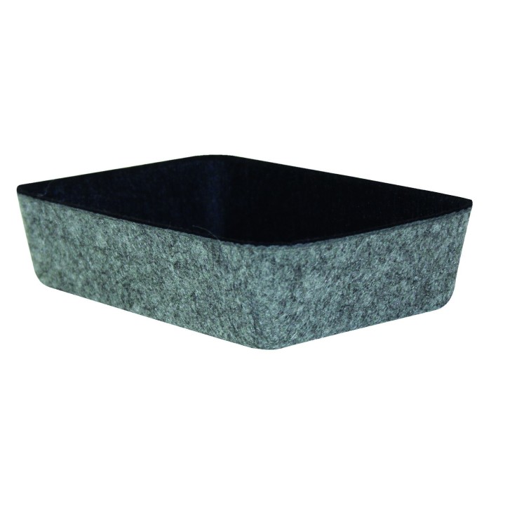 Lot de 6 paniers feutres 18 x 14 x 5