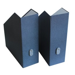 Rangement vertical pour dossies - Bleu gris