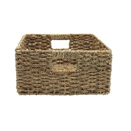 Petit panier bas en jonc de mer - rangement