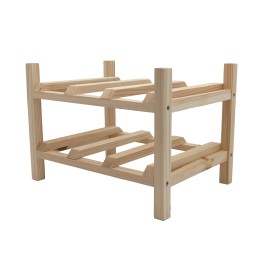 Range-bouteilles pour plan de travail de cuisine - 6 bouteilles