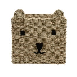 Panier à jouets en paille