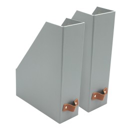 Range-dossiers carton gris clair- Classement