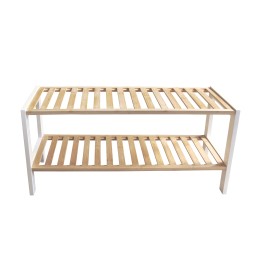 Étagère à chaussures en bois - 33x70x26 cm