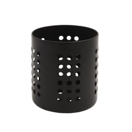 Pot à ustensiles noir - En métal