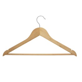 Cintre en bois encoché - Rangement vêtements