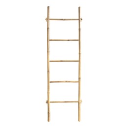 Echelle porte serviettes de salle de bain - En bambou - 180cm x 55 cm
