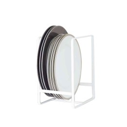 Range assiette blanc - rangement vertical vaisselle