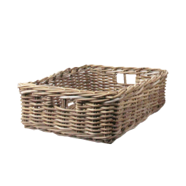 Panier bas en rotin - Rangement