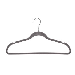 Cintres en velours gris - lot de 5