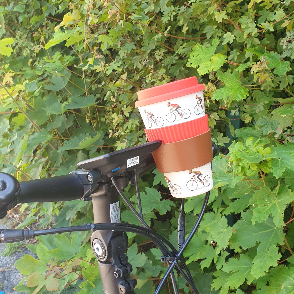 Mug en bambou pour cycliste
