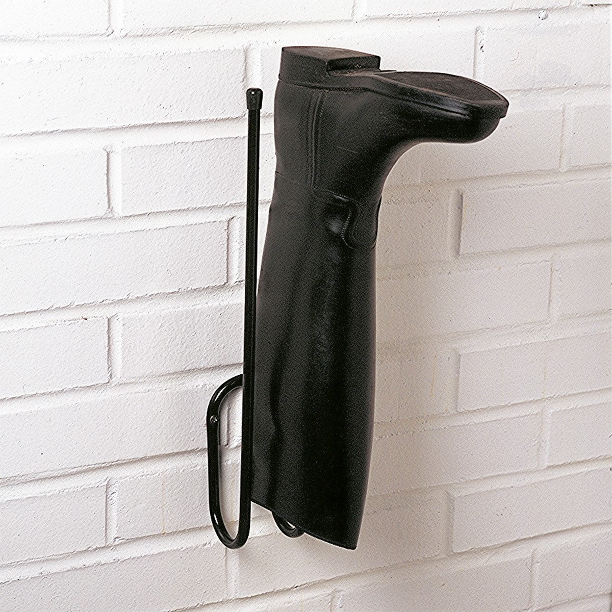 Séchoir à Bottes Mural Décoratif - Support Métal Noir Pour Rangement Et Séchage