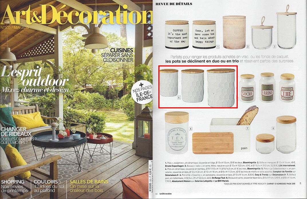 Art et Décoration pots