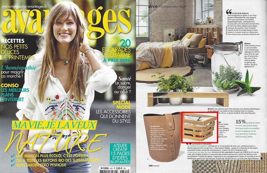 Avantages Article on range tout