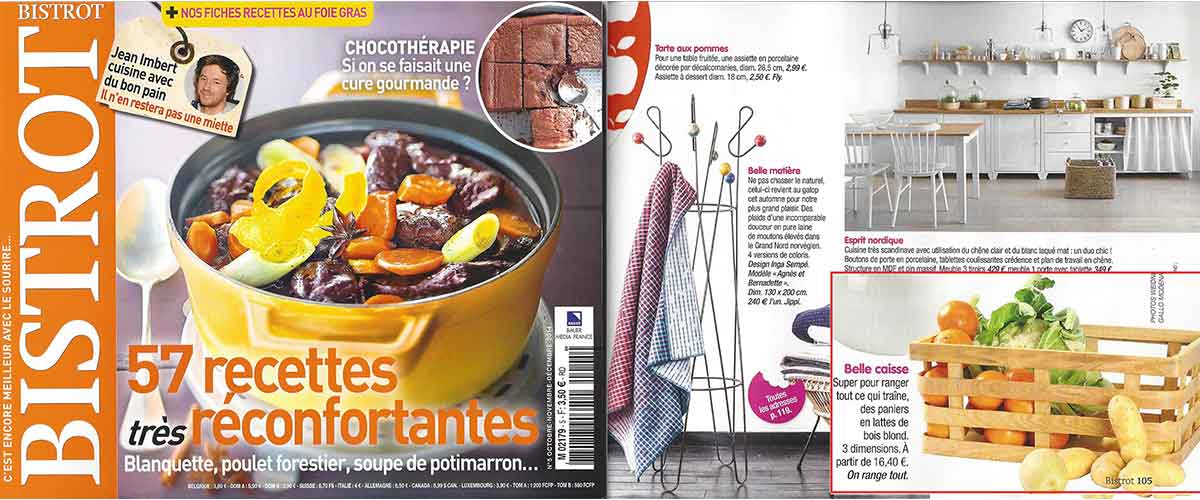 Bistrot Caisse en bois on range tout