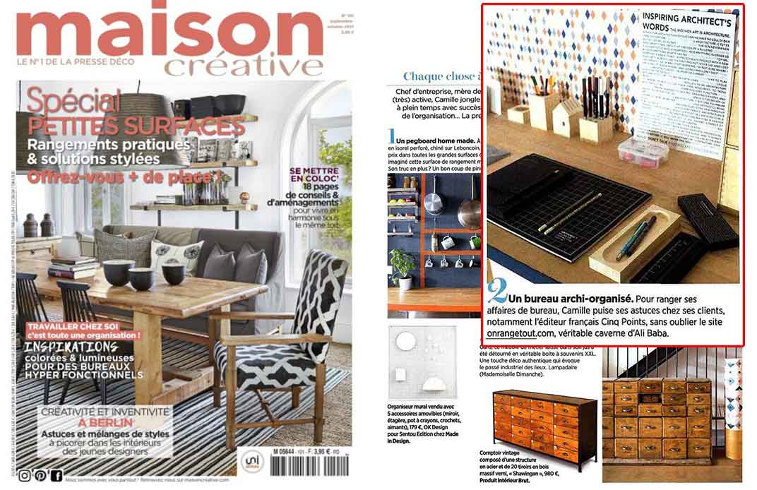 Maison créative septembre octobre 2017 Une du magazine maison créative
