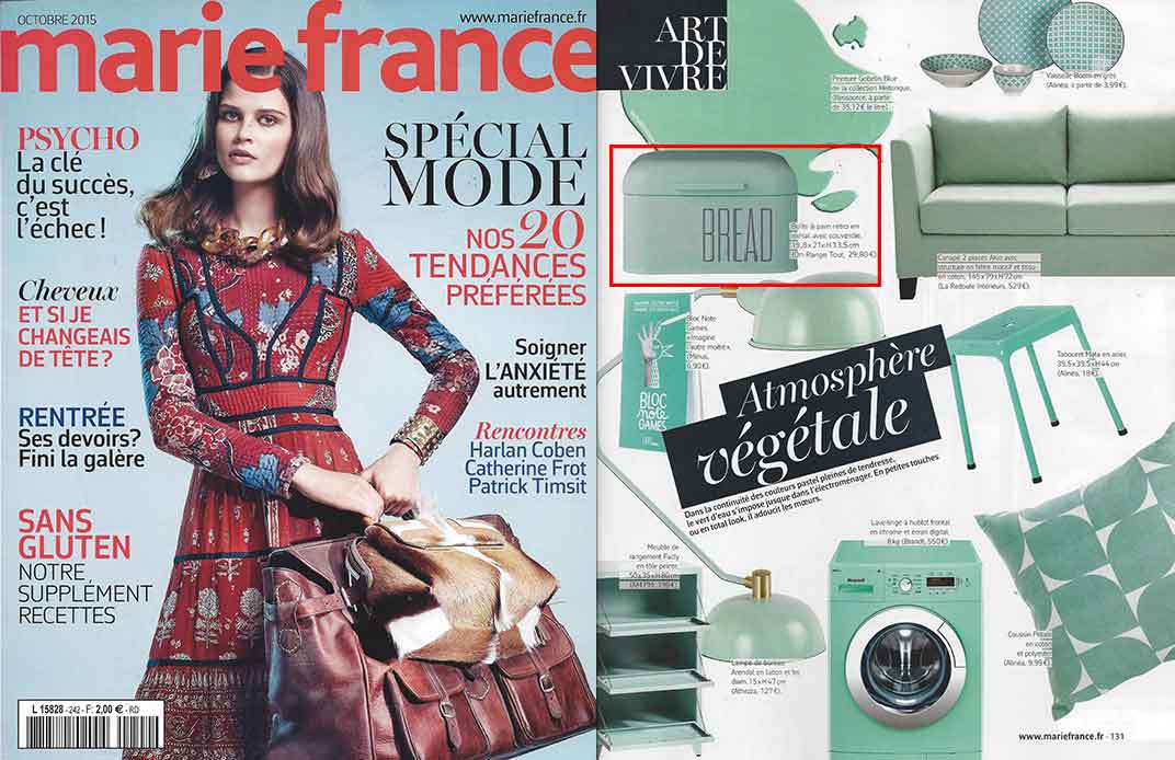 Marie France Boîte à pain