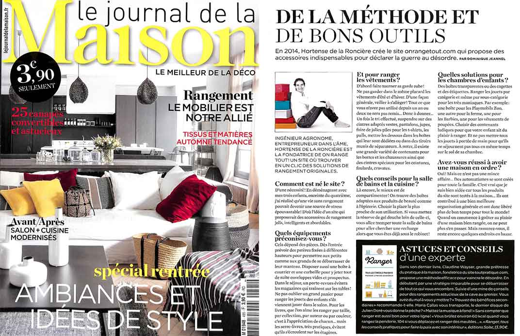 Une journal de la maison Une journal de la maison octobre 2017