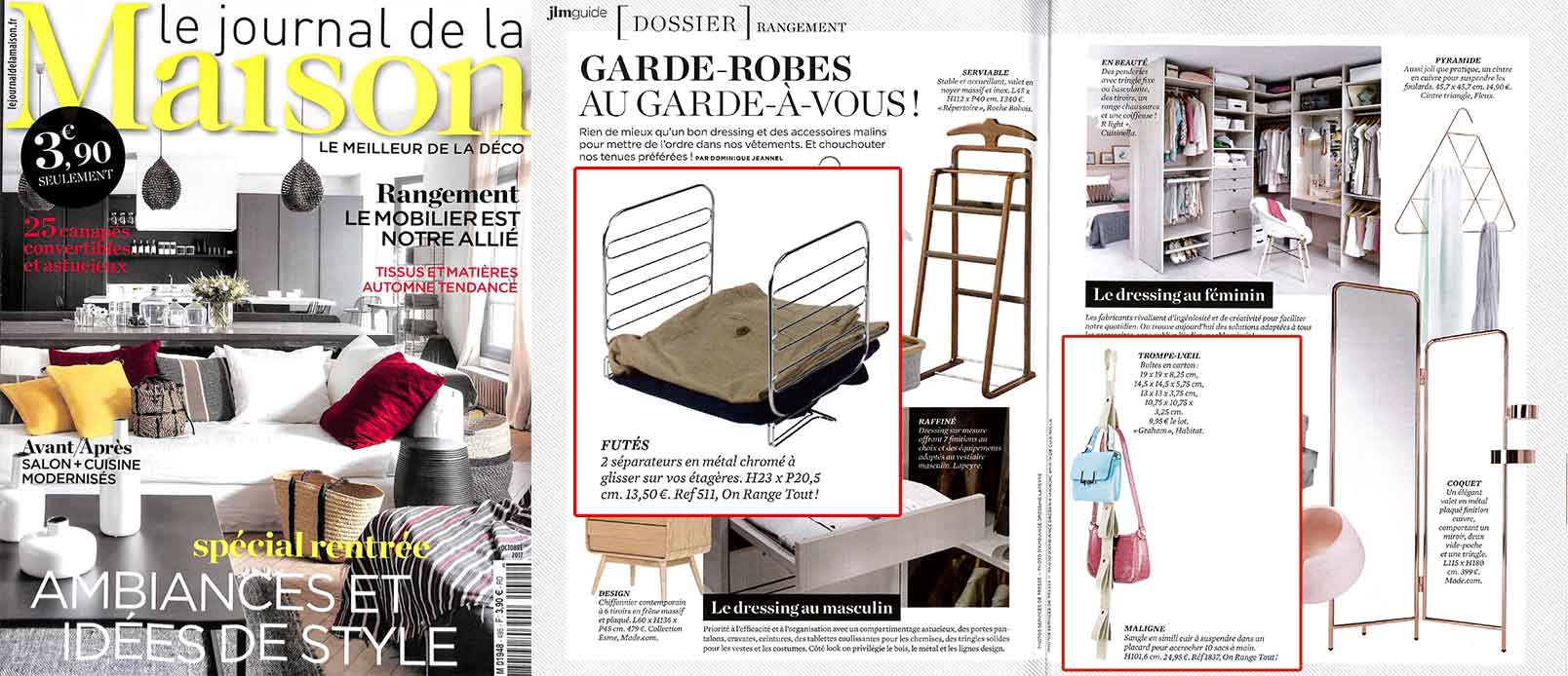 Le journal de la maison Le journal de la maison octobre 2017