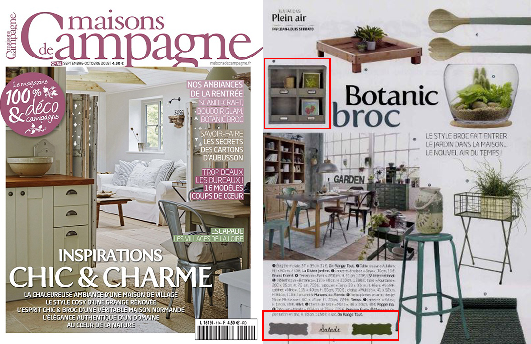maisons de campagne sept 2018 couverture magazine Maisons de campagne septembre 2018