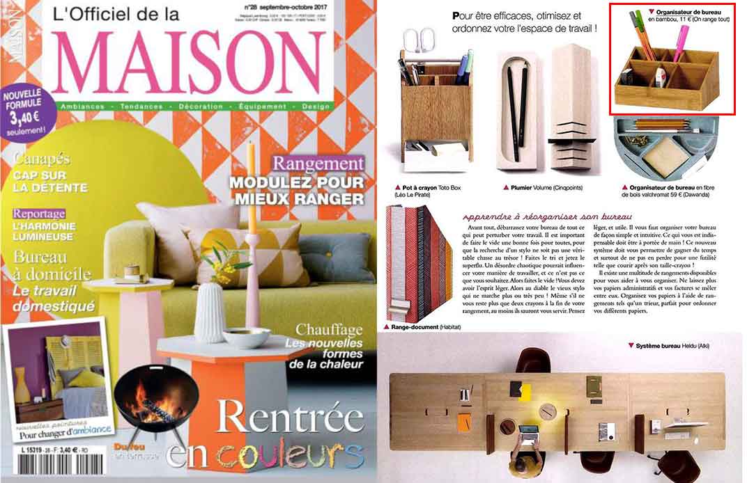 L'officiel de la maison L'officiel de la maison septembre octobre 2017