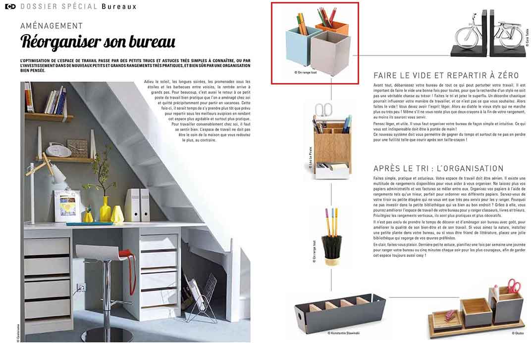Offre deco octobre 2017 Dossier spécial bureaux