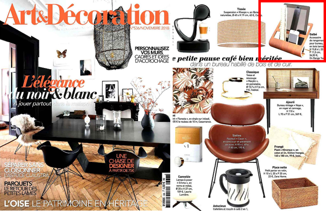 Le magazine Art et Décoration parle de nous Le magazine Art et Décoration parle de nous