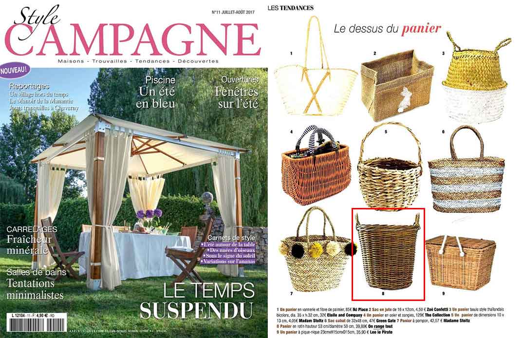 Magazine style campagne Magazine style campagne juillet août 2017
