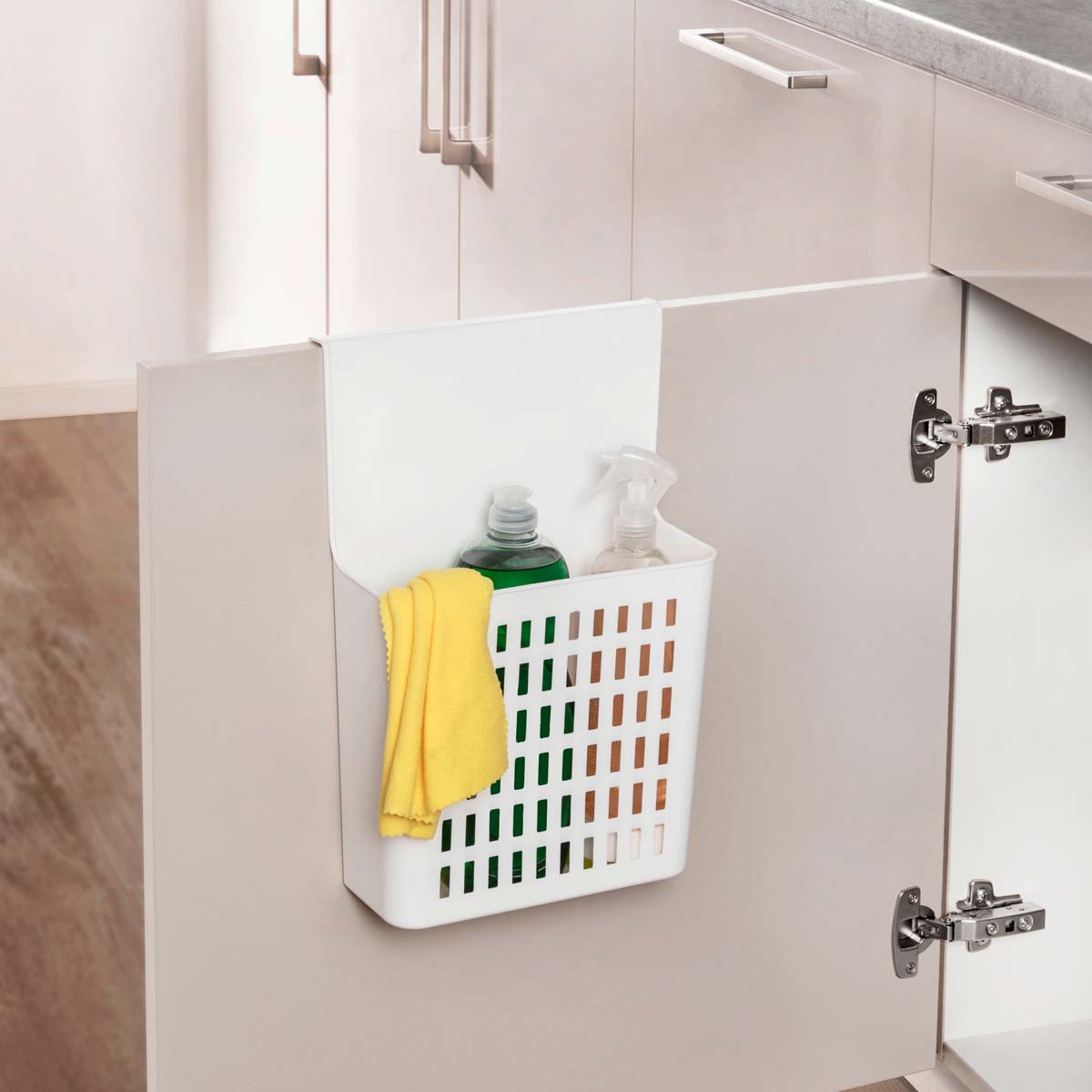 Rangement de porte pour produits d'entretien