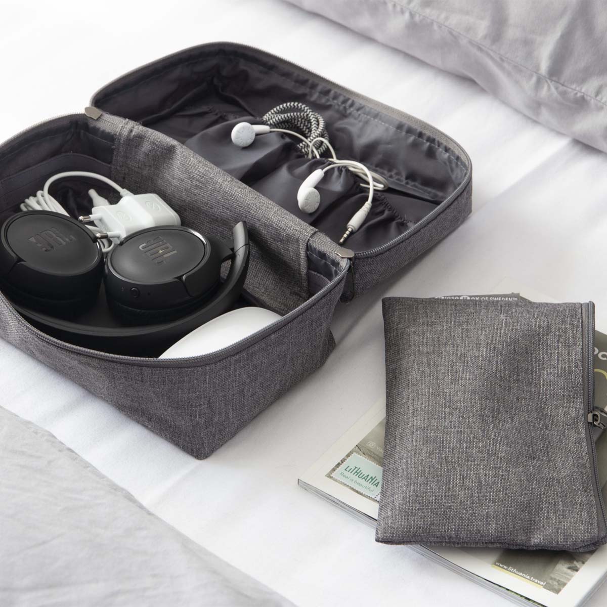 Trousse de rangement pour casque et câbles